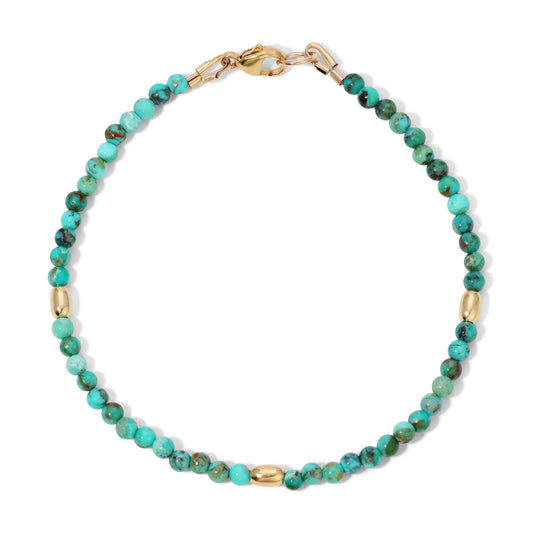 Turquoise Bali Beaded Bracelet in Unique Design