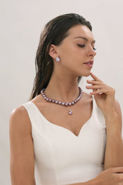 Sasha Coin Baroque Pearl Pendant Necklace