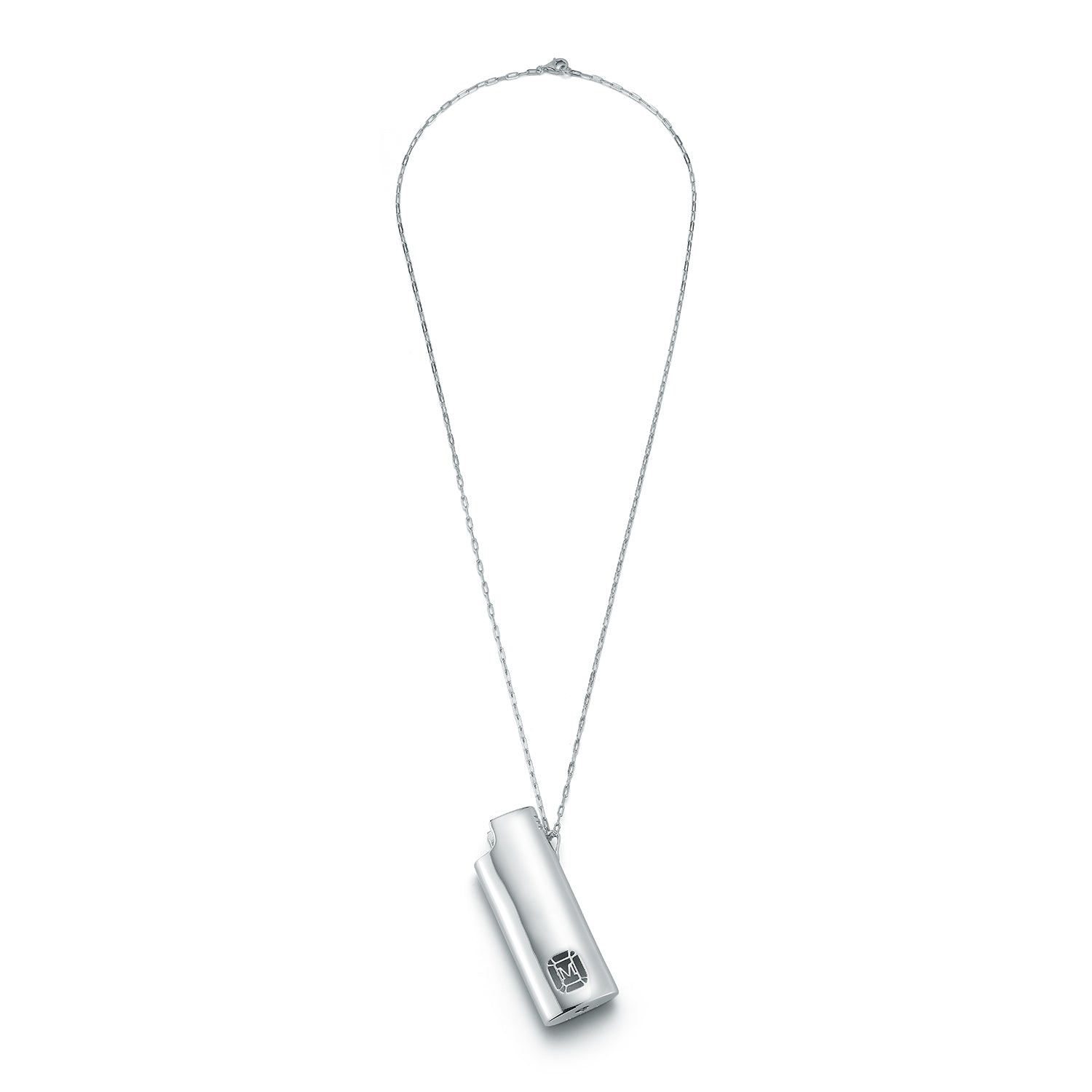 Silver Lighter Holder Necklace