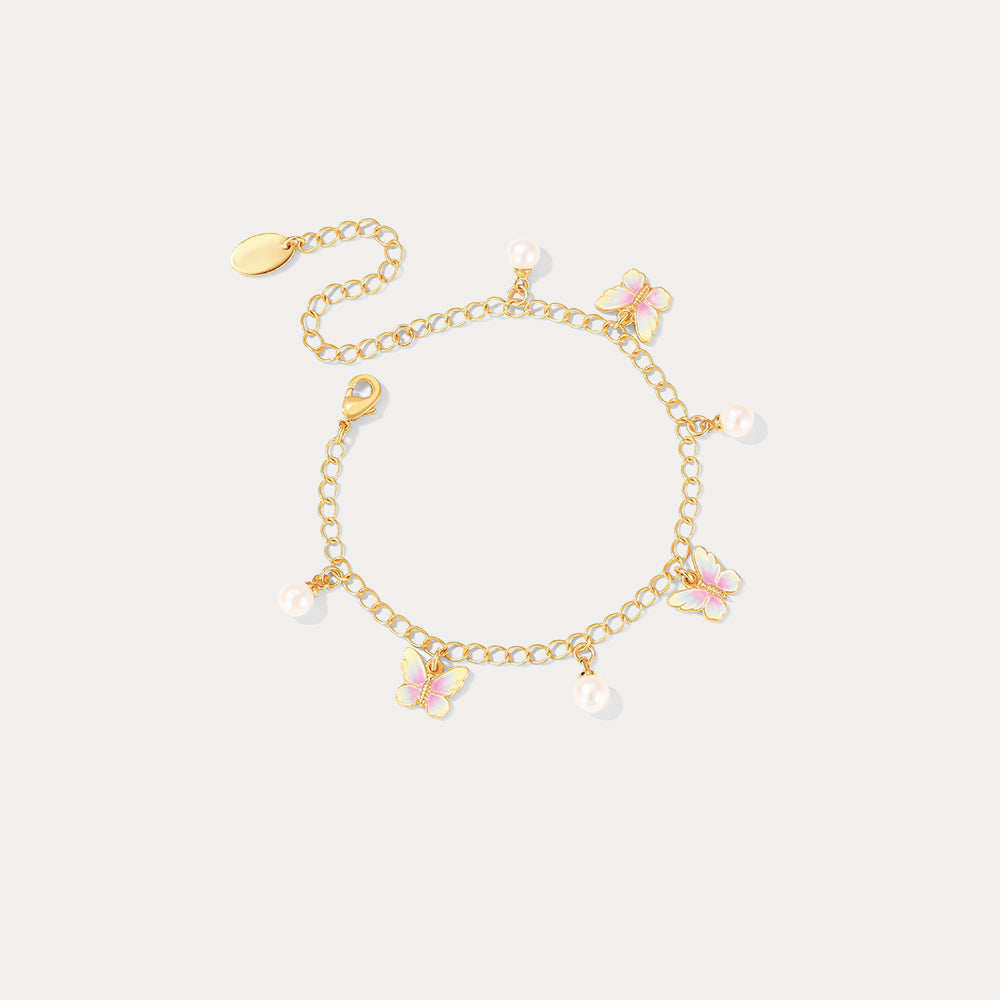 Butterfly Enamel Bracelet