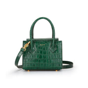 Emerald Croc Diana Bag