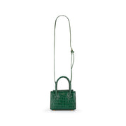 Emerald Croc Diana Bag