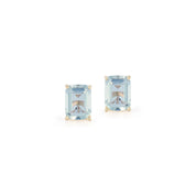 14kt Blue Topaz Studs