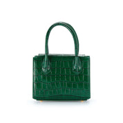 Emerald Croc Diana Bag