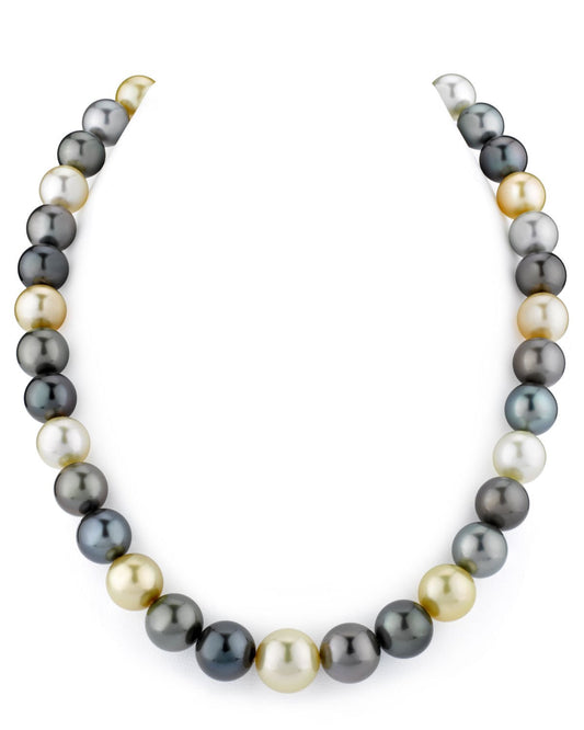 Multicolor South Sea Pearl Necklace in AAAA Quality