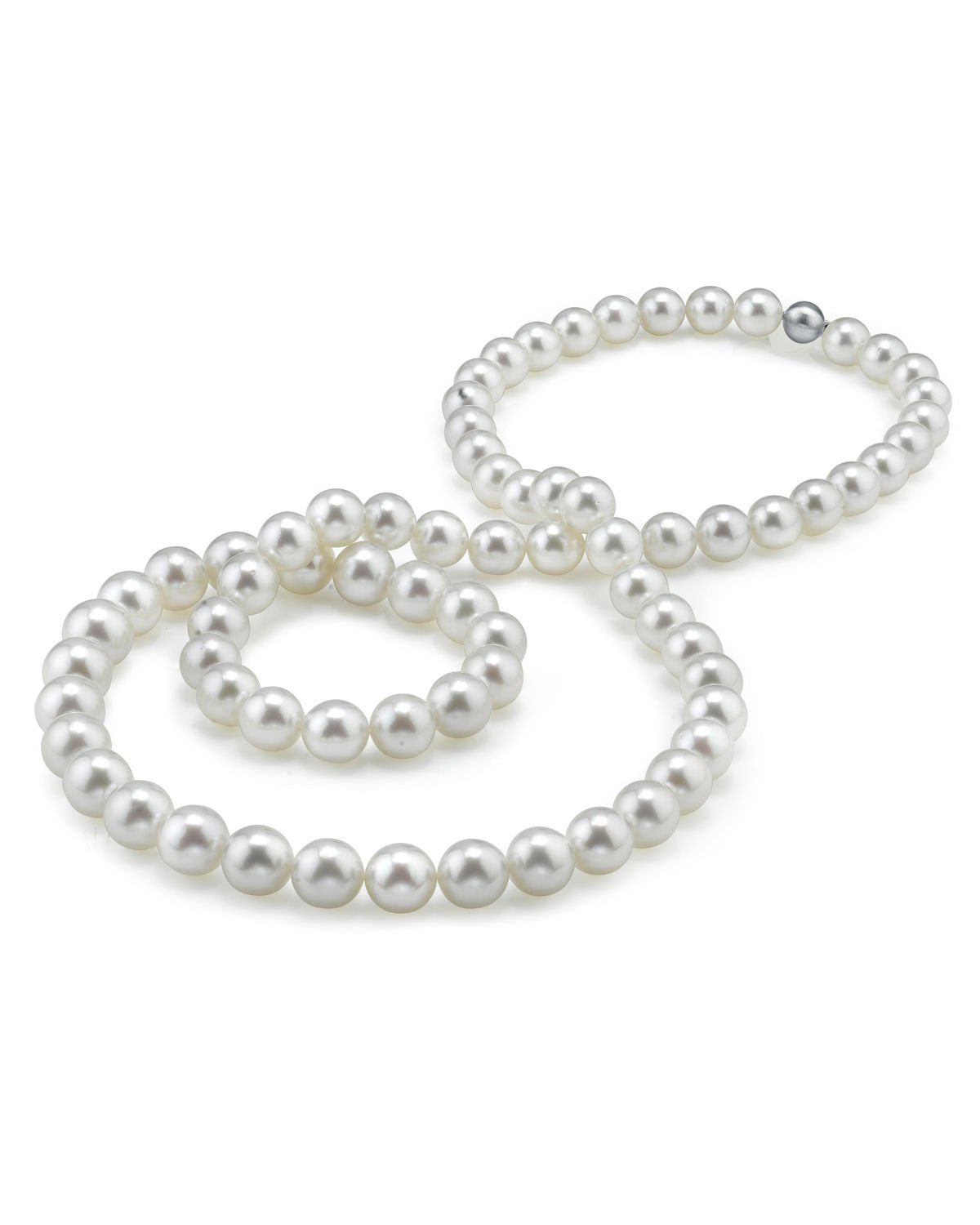 Opera Length White South Sea Pearl Necklace