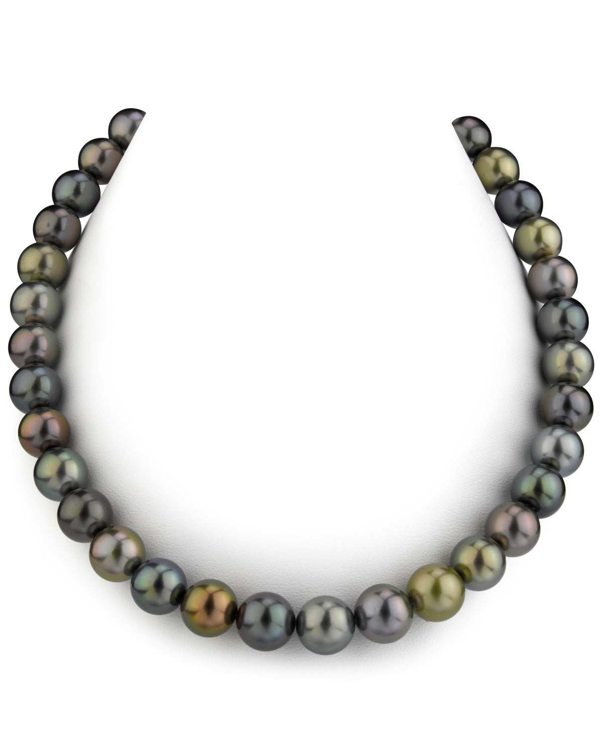 Multi-Color True Round Pearl Necklace in AAAA Quality