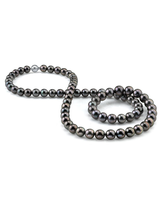 Tahitian Pearl Necklace in Opera Length 8 to 9 mm