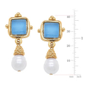 Charlotte Pearl Drop Earrings