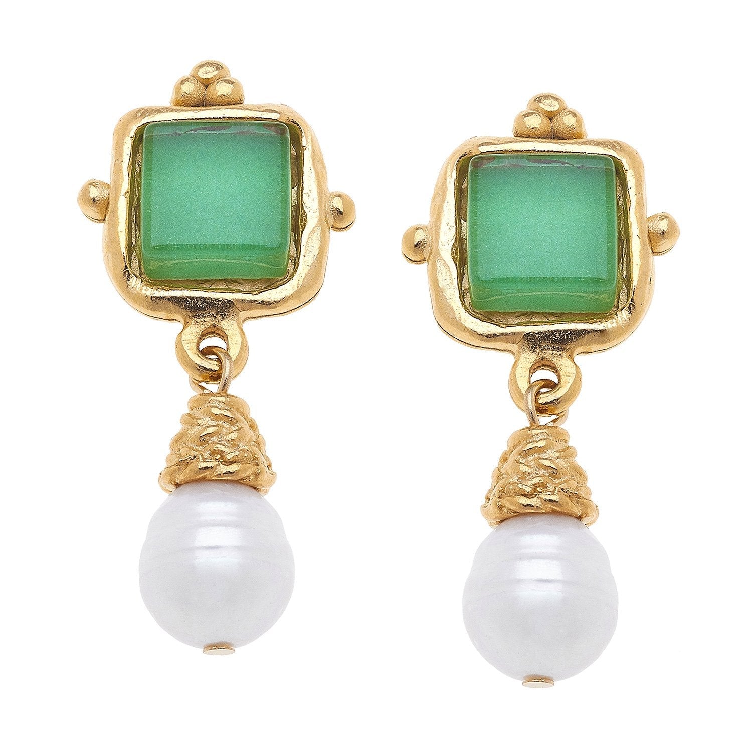 Charlotte Pearl Drop Earrings