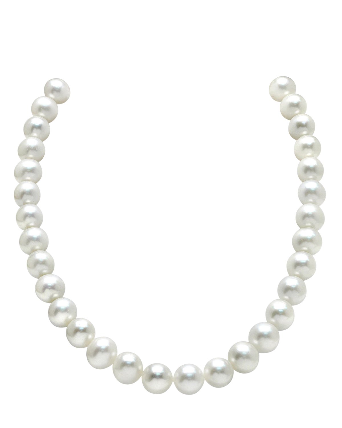 White Freshwater Pearl Necklace in AAA Quality 3