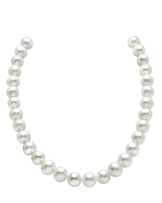 White Freshwater Pearl Necklace in AAA Quality 3