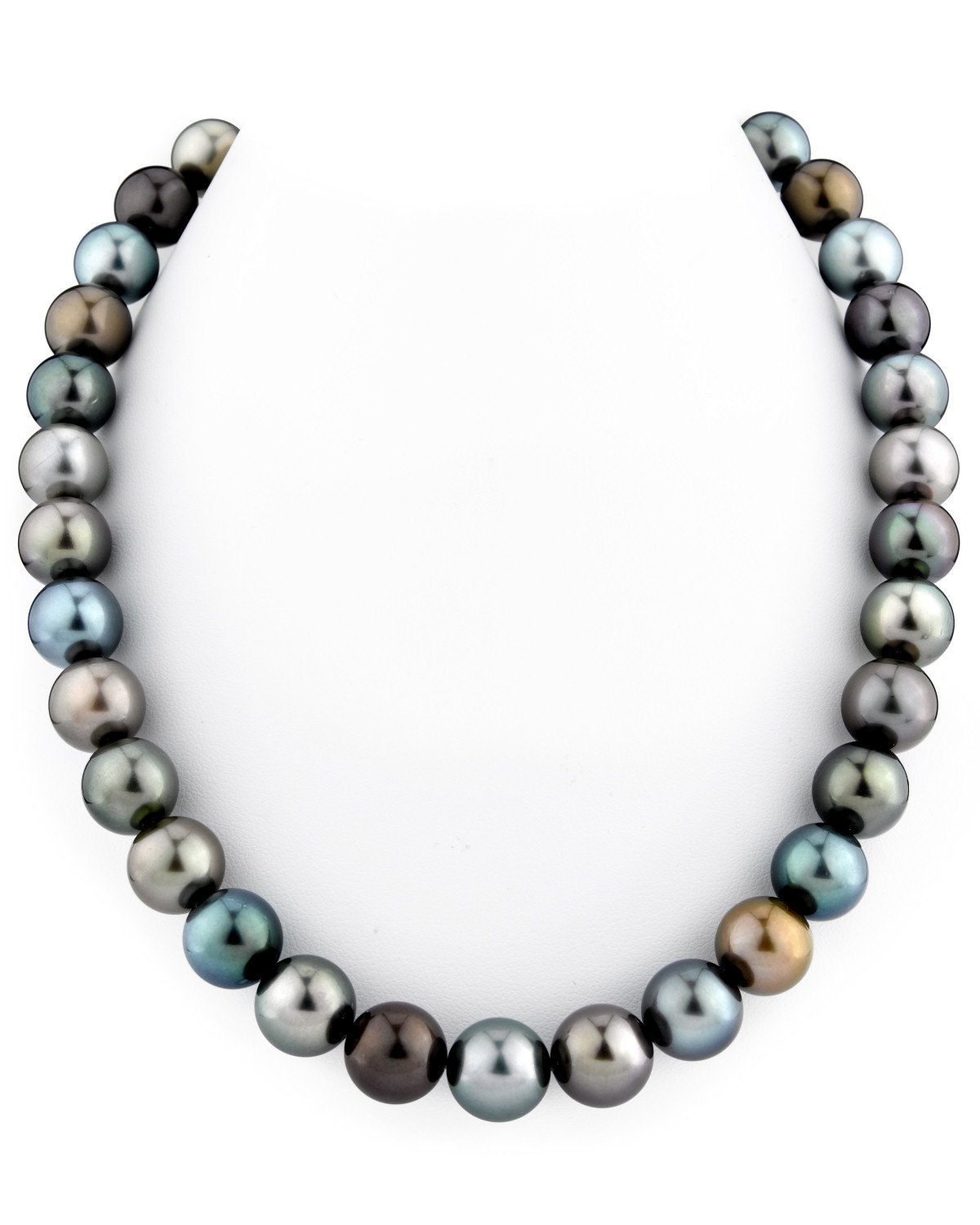 Multicolor Pearl Necklace with 11-12mm South Sea Pearls