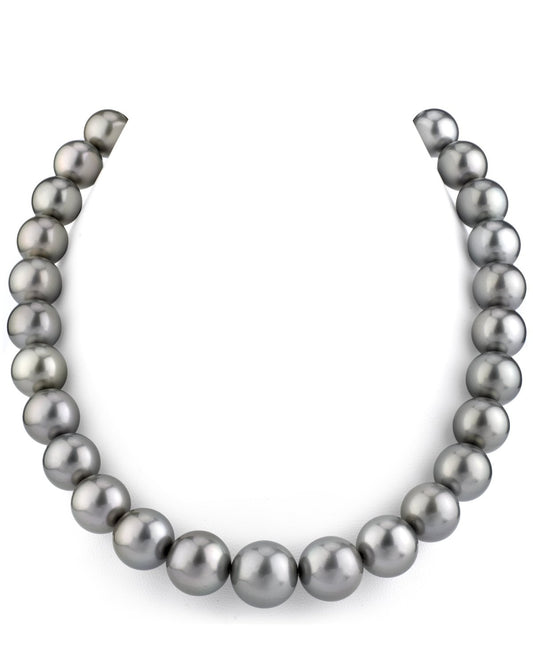 Tahitian Pearl Necklace in Silver AAAA Quality