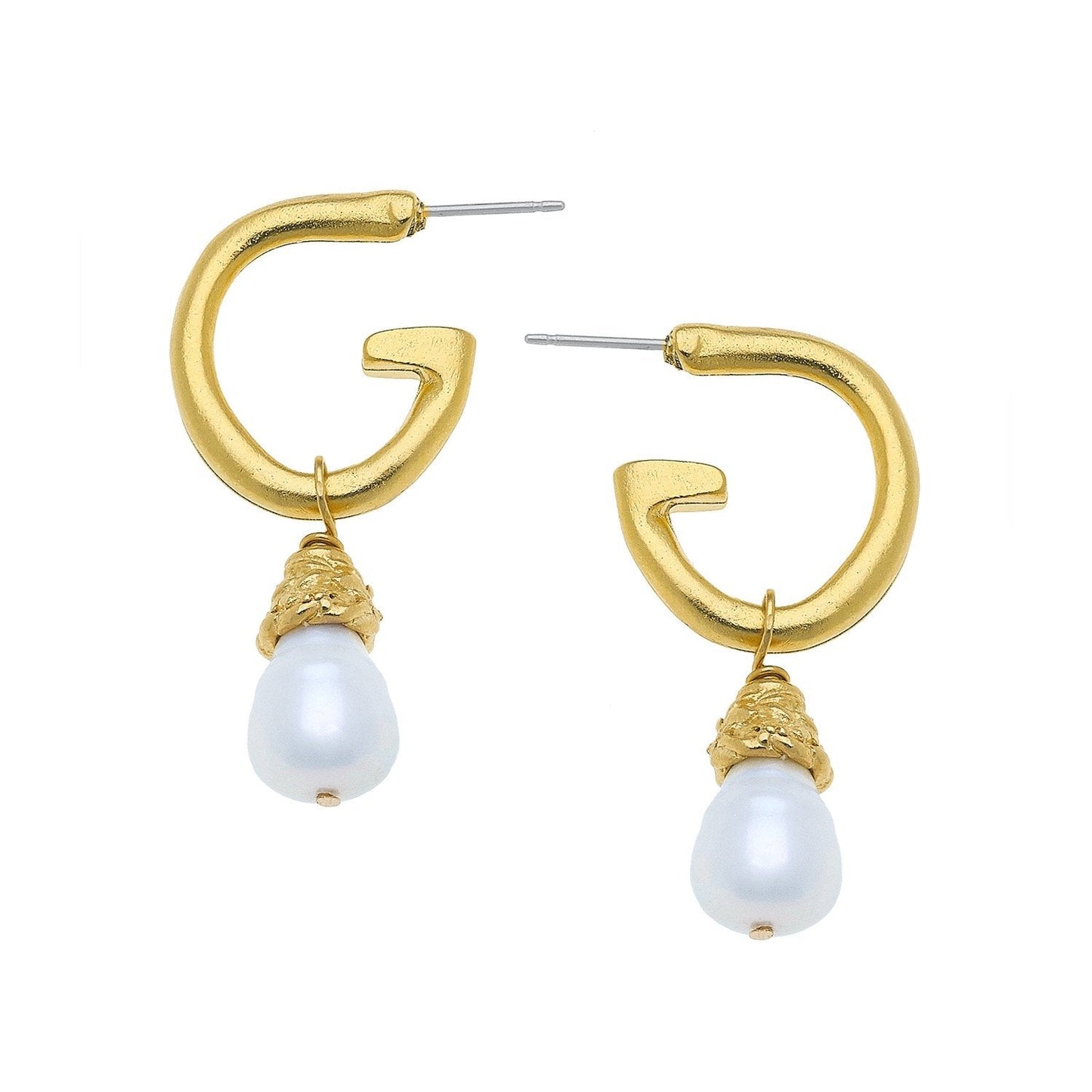 Elegant Pearl Drop Earrings Design