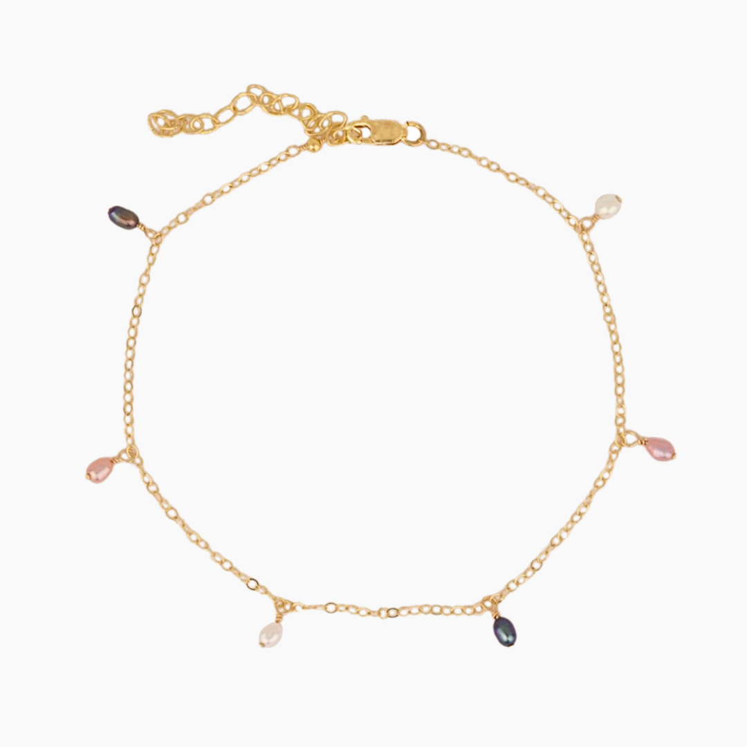 Wailea Keshi Pearl Anklet