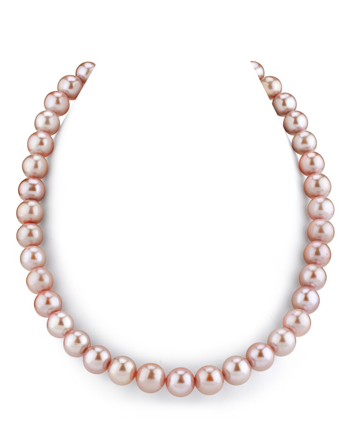 Pink Freshwater Pearl Necklace in AAAA Quality 2