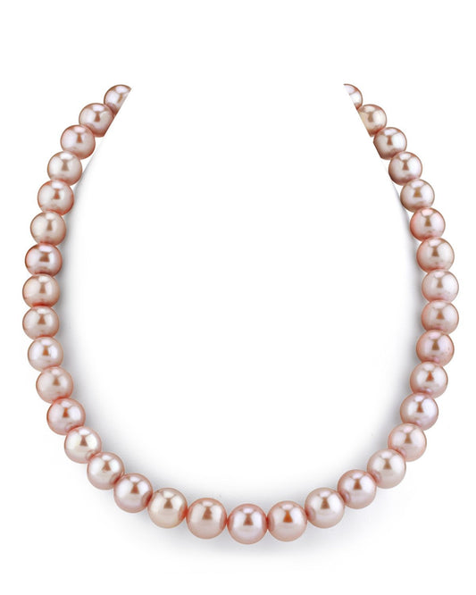 Pink Freshwater Pearl Necklace in AAAA Quality 2