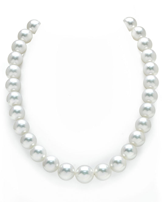 Classic White South Sea Pearl Necklace in AAA Quality