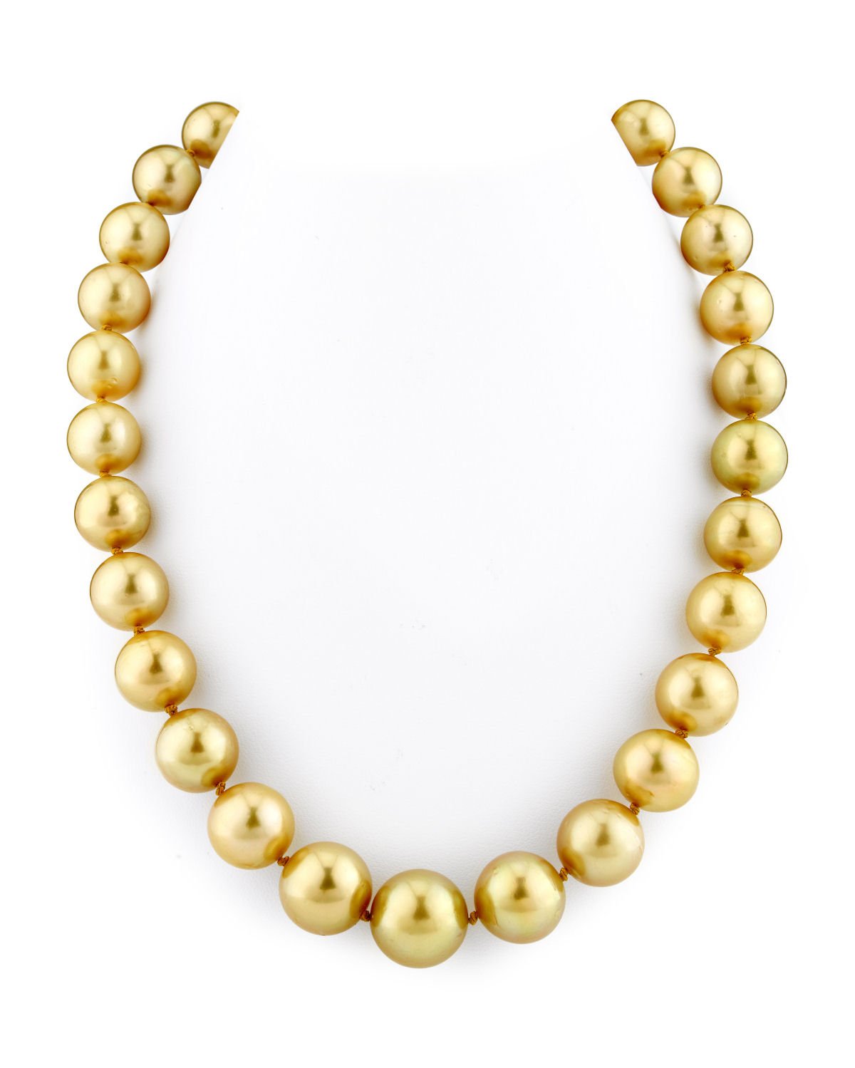 AAA Quality Golden South Sea Pearl Necklace