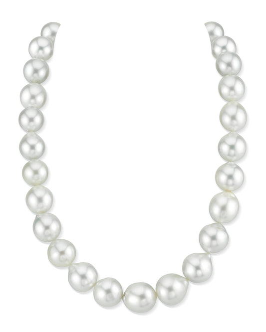 Baroque White South Sea Pearl Necklace 13.0-15.0mm