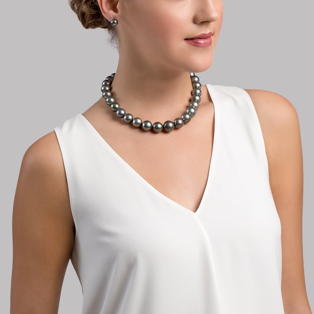 Tahitian South Sea Pearl Necklace in AAAA Quality