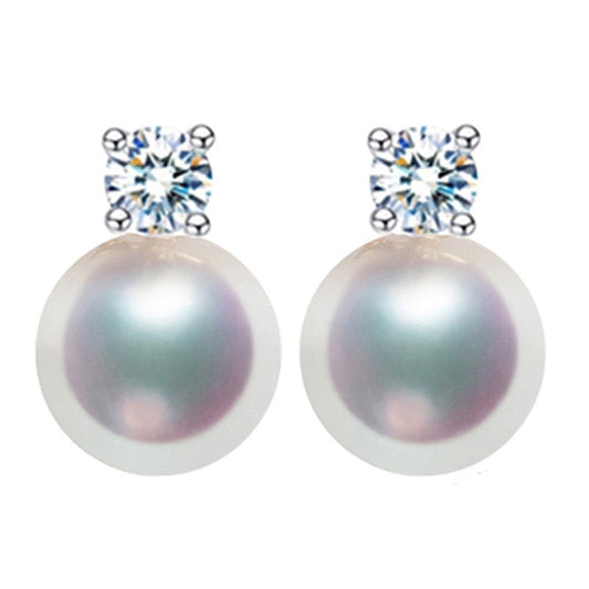 Freshwater Pearl Stud Earrings in Multiple Colors