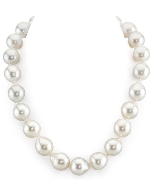 Baroque Pearl Necklace in White South Sea 15.0-16.0mm