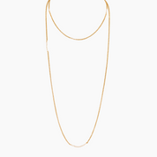 Golden Ratio White Keshi Pearl Necklace