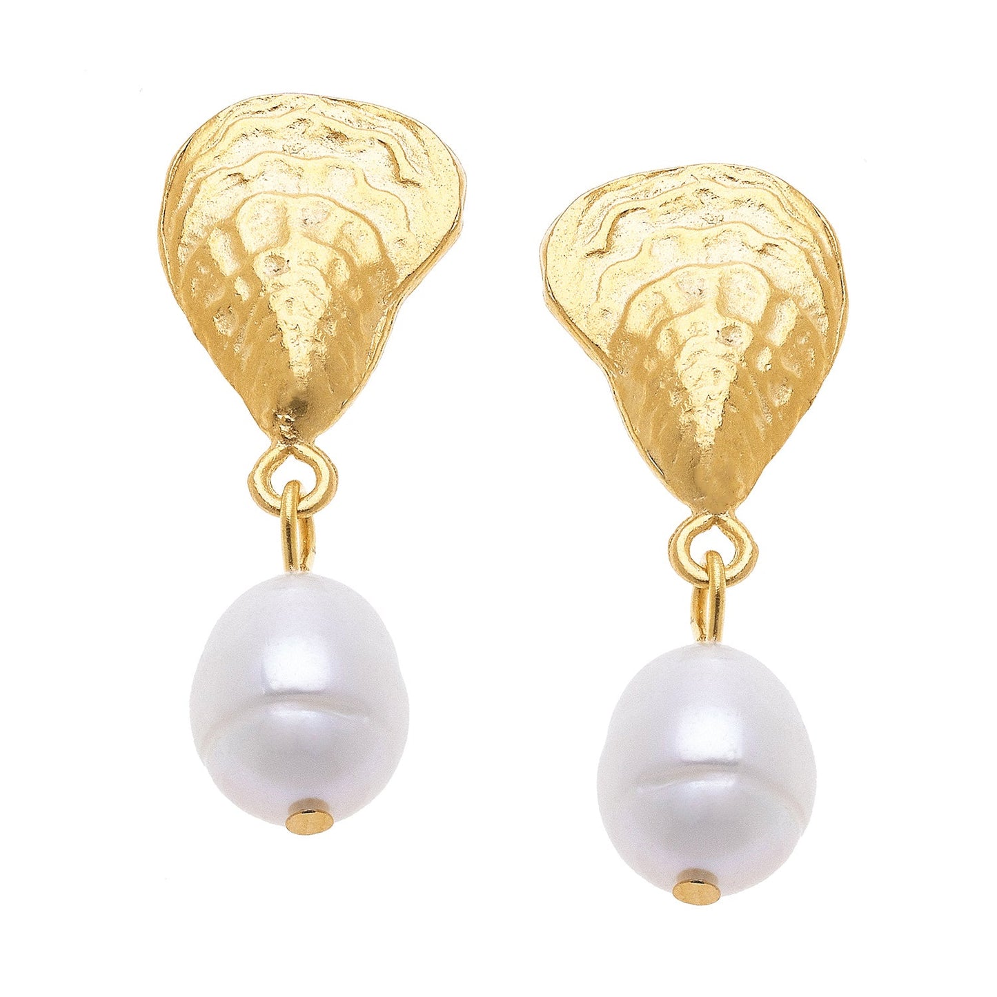 Oyster Pearl Drop Earrings in Elegant Design