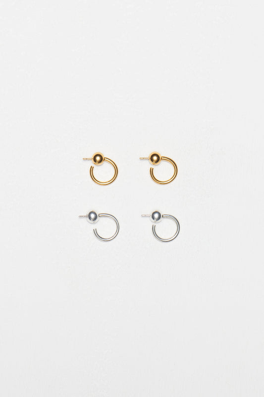 Small Layered Hoop Earrings for Everyday Wear