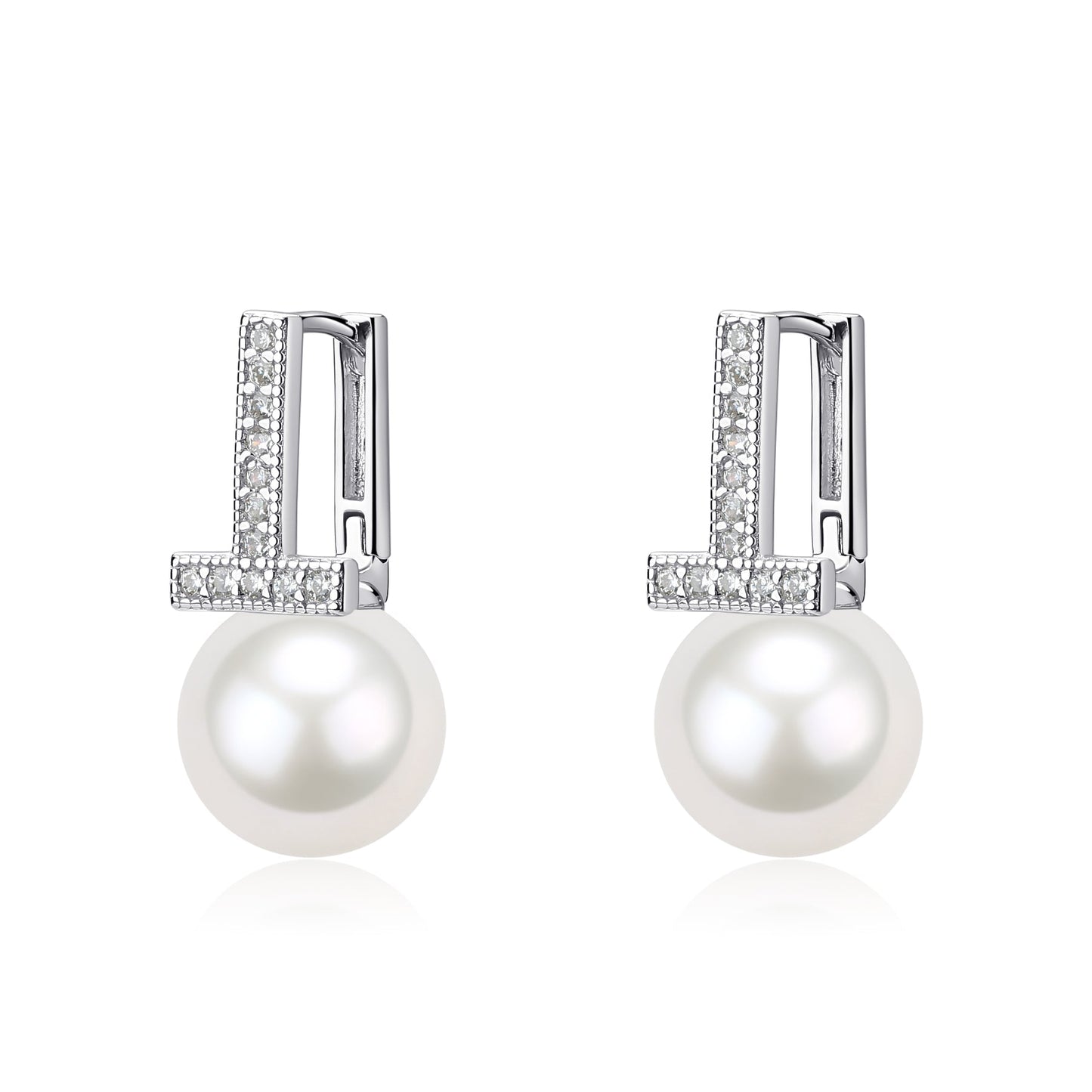 Zirconia Pearl and Saskia Earrings Set