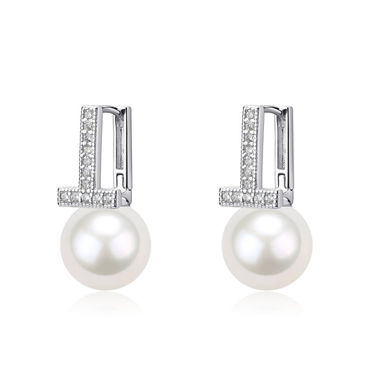 Zirconia Pearl and Saskia Earrings Set