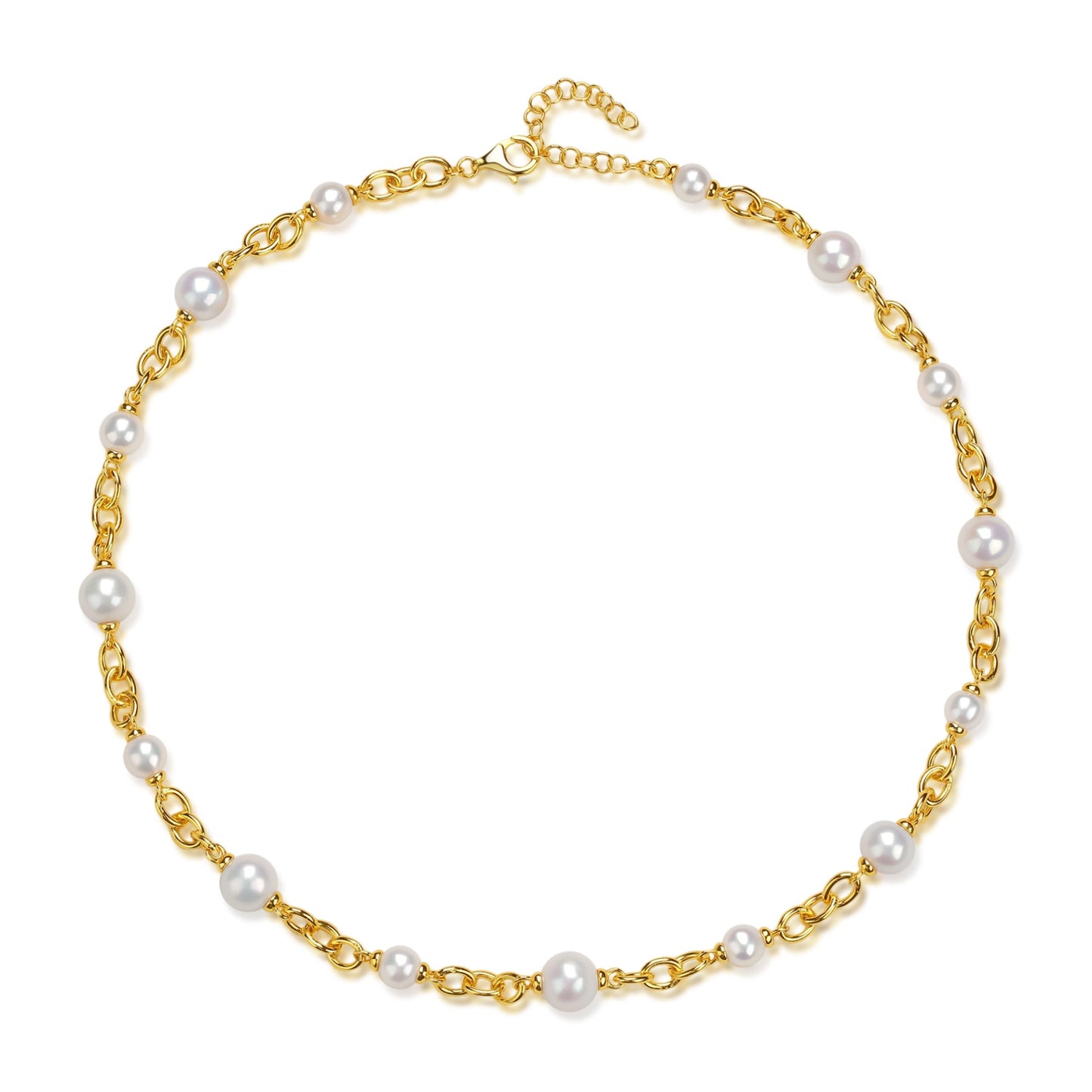 Long Chunky Freshwater Pearl Necklace