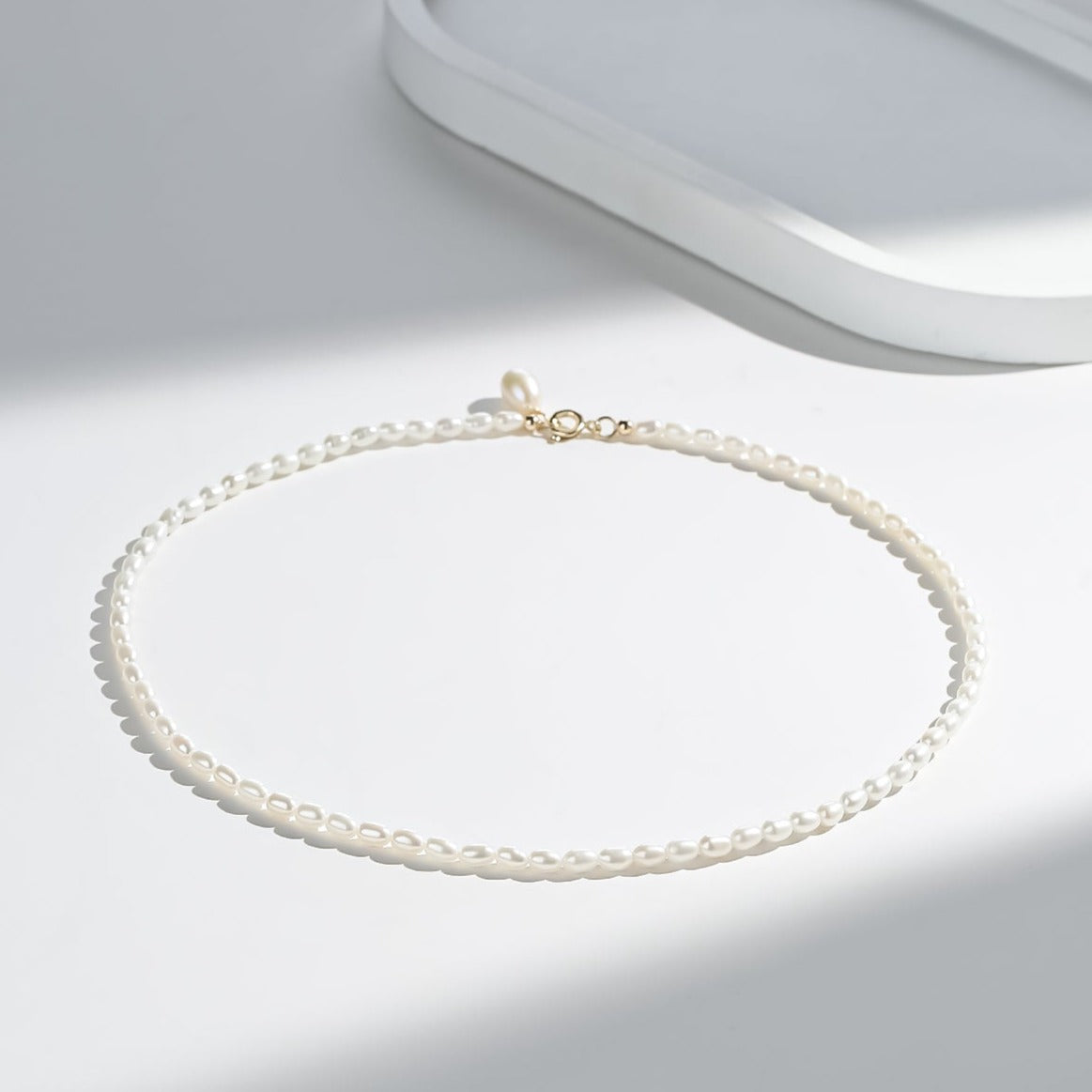 Elegant Rice Pearls Necklace for Everyday Wear