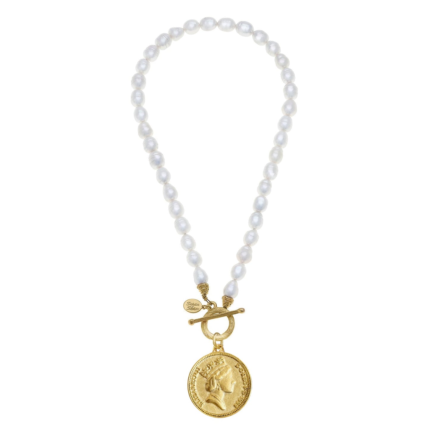 Coin Necklace Inspired by Queen Elizabeth