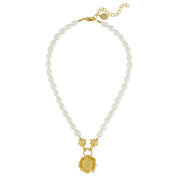 Camellia Pearl Necklace