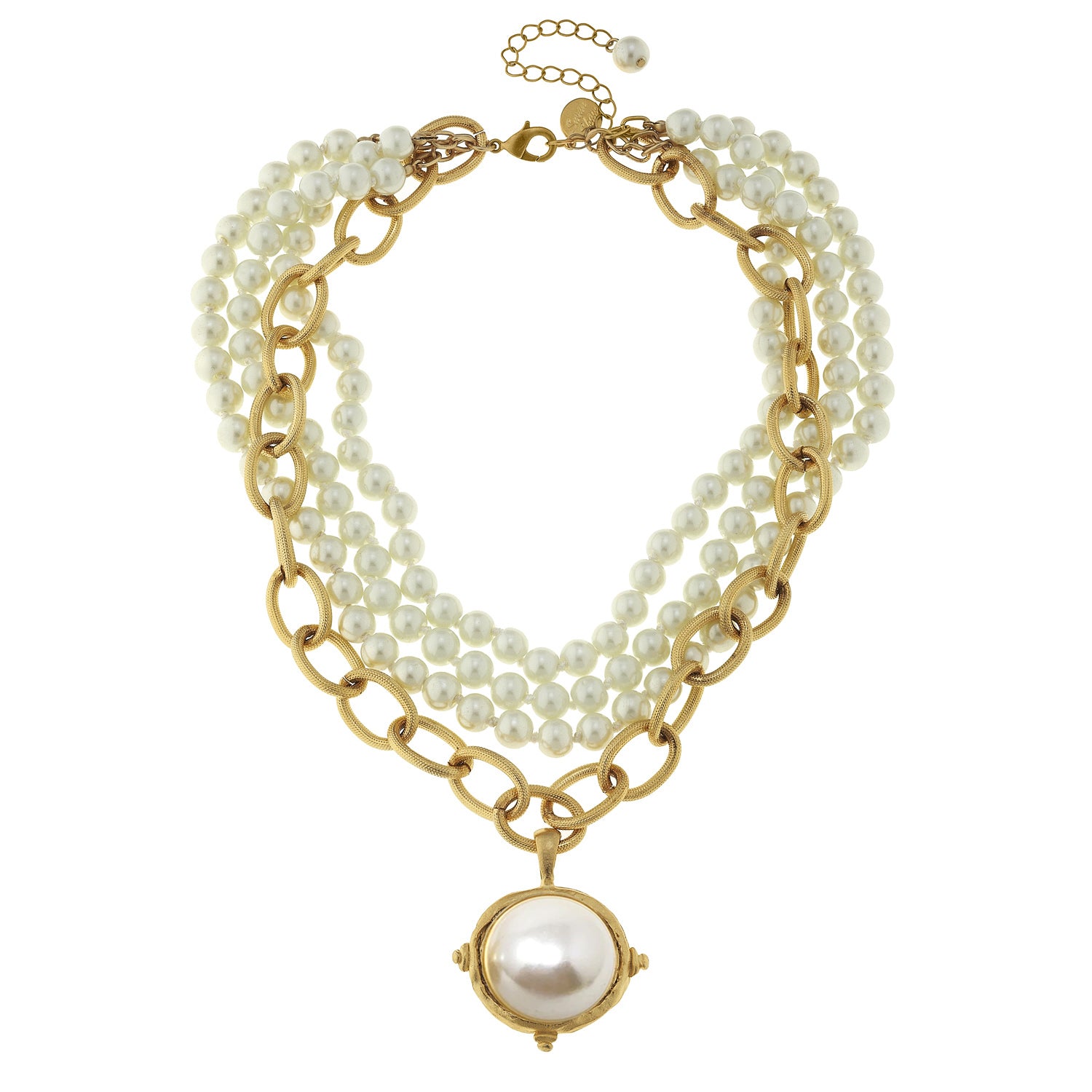 Pearl Cab Multi-Strand Pearl Necklace