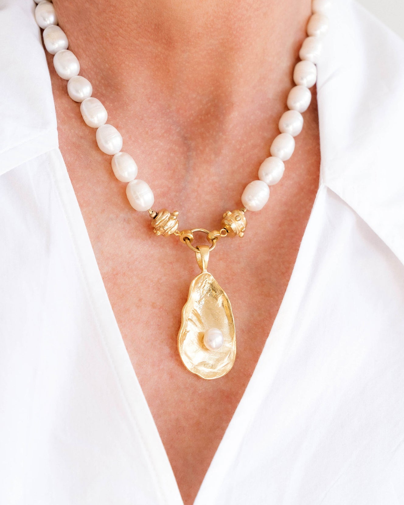 Pearl Oyster Pearl Necklace