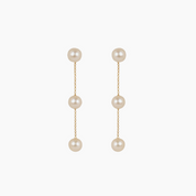 Isabel Long Pearl Earrings