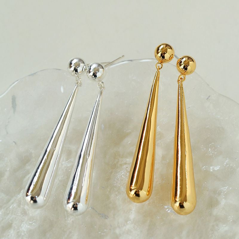 Geometric Teardrop Earrings