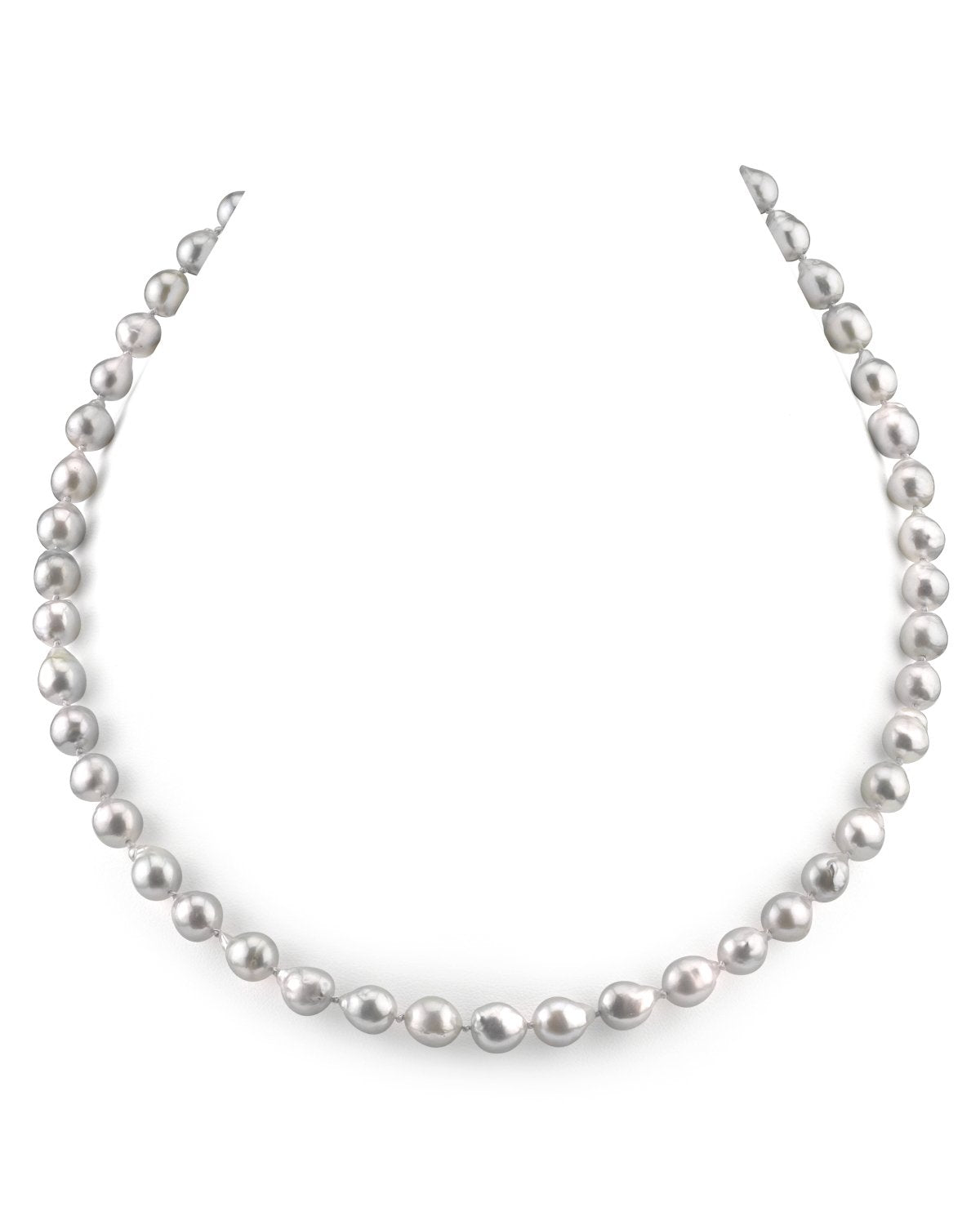 Baroque Akoya Pearl Necklace in Classic Design