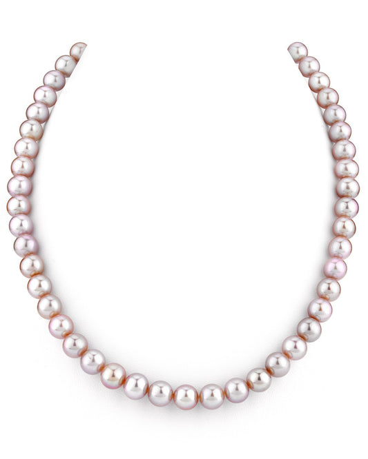 Pink Freshwater Pearl Necklace in AAAA Quality 1