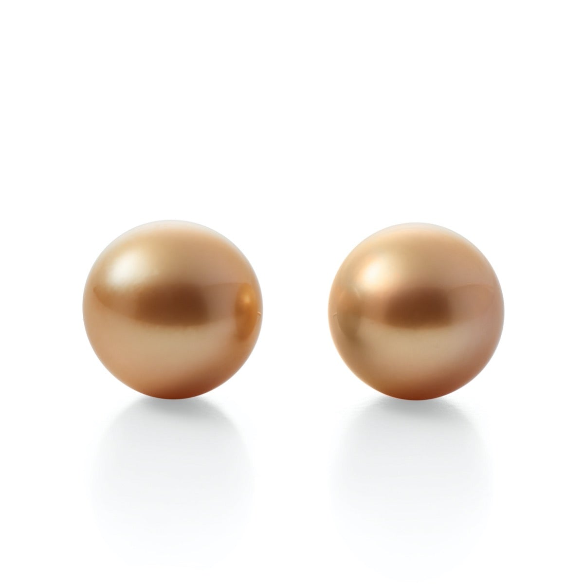 Large Golden South Sea Pearl Earrings