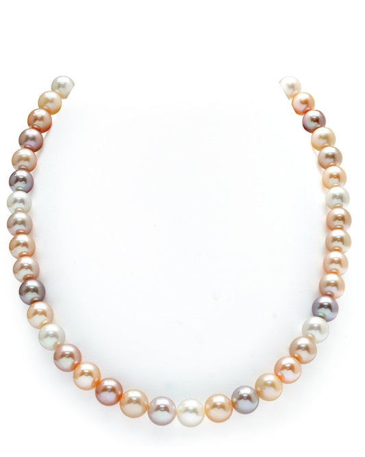 Multicolor Freshwater Pearl Necklace in 8.0-8.5mm Size