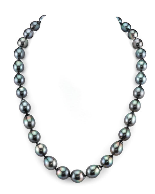 Black Tahitian Baroque Pearl Necklace in Various Sizes