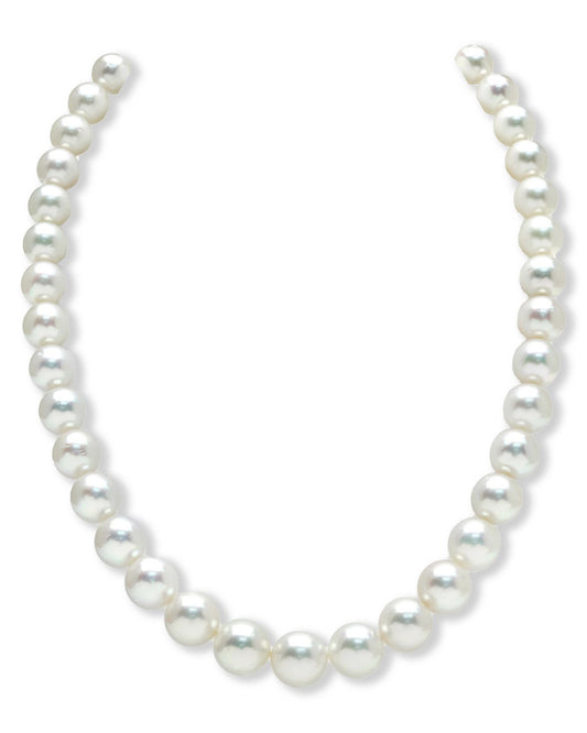 AAA Quality White South Sea Pearl Necklace 9-11mm