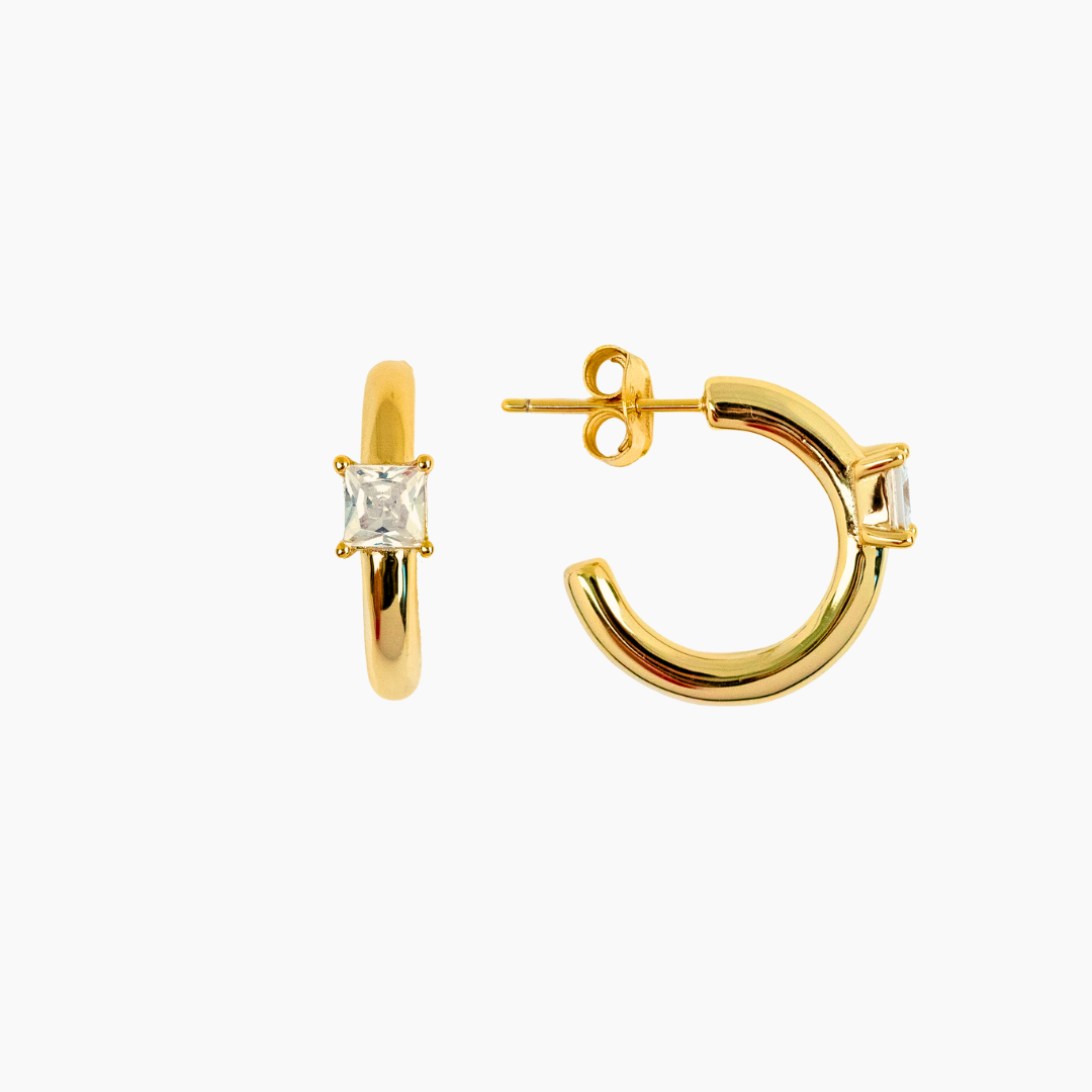 Pavati Hoop Earrings