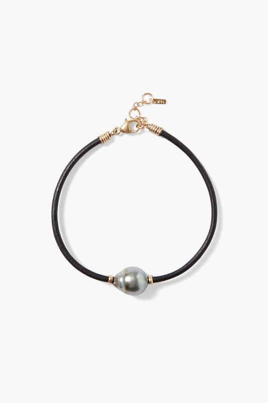 14k Bracelet with Tahitian Pearl Design