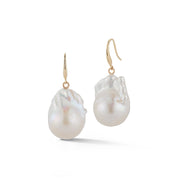 14kt Gold Baroque Pearl Drops